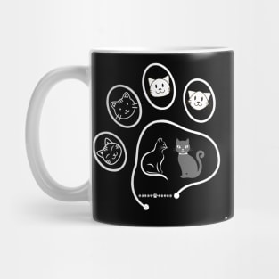 Cat footprint Mug